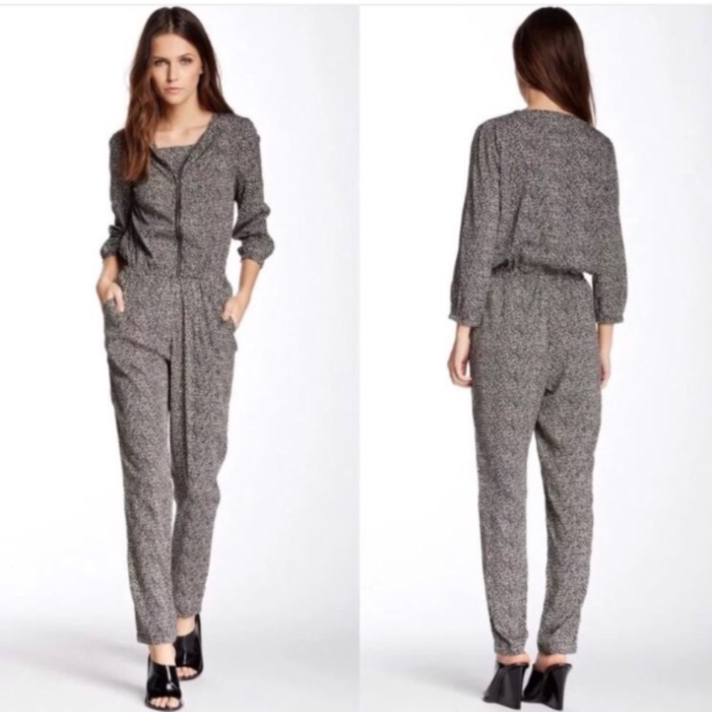W118 by Walter Baker Jumpsuit Leopard Size Small